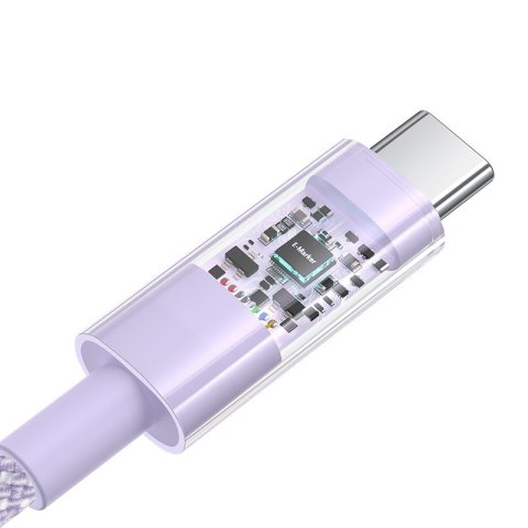 Kabel Baseus Gem Typ C-Typc C 100W 2m (fioletowy)