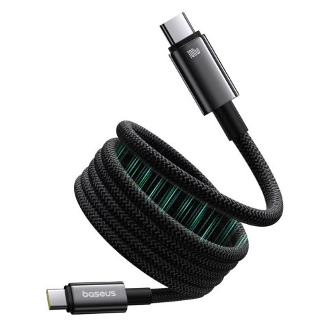 Kabel Baseus Tungsten magnetyczny USB C-USB C 100W 1m (czarny)