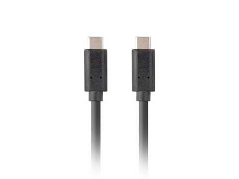 LANBERG KABEL USB-C M/M 3.2 GEN2 1M 10GB/S PD100W CA-CMCM-32CU-0010-BK LANBERG KABEL USB-C M/M 3.2 GEN2 1M 10GB/S PD100W CA-CMCM-32CU-0010-BK