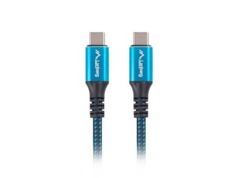LANBERG KABEL USB-C M/M 4.0 0.5M 100W 8K 30HZ CA-CMCM-45CU-0005-BK LANBERG KABEL USB-C M/M 4.0 0.5M 100W 8K 30HZ CA-CMCM-45CU-0005-BK