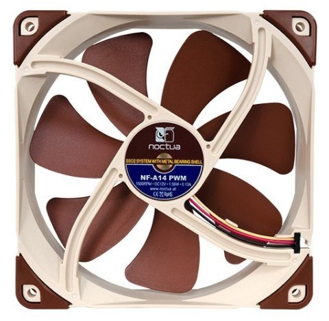 Wentylator NOCTUA 140mm NF-A14 PWM SSO2, AAO Frame Wentylator NOCTUA 140mm NF-A14 PWM SSO2, AAO Frame
