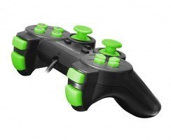 Gamepad kontroler Esperanza TROOPER EGG107G (PC, PS3; kolor czarno-zielony)