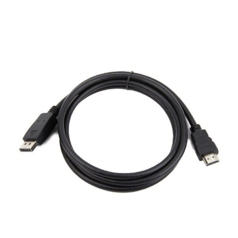Kabel GEMBIRD CC-DP-HDMI-10M (HDMI M - DisplayPort M; 10m; kolor czarny) Kabel GEMBIRD CC-DP-HDMI-10M (HDMI M - DisplayPort M; 10m; kolor czarny)