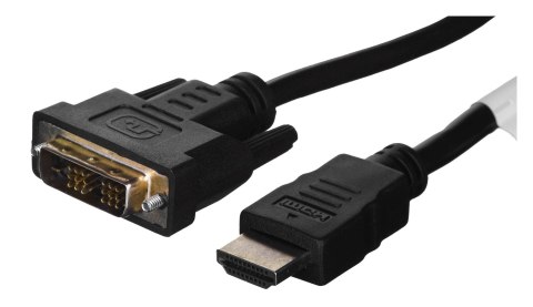 Kabel Lanberg CA-HDDV-10CC-0018-BK (HDMI M - DVI-D (18+1) M; 1,8m; kolor czarny) Kabel Lanberg CA-HDDV-10CC-0018-BK (HDMI M - DVI-D (18+1) M; 1,8m; kolor czarny)