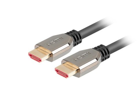 LANBERG KABEL HDMI M/M V2.1 1M 8K 60HZ CA-HDMI-30CU-0010-BK LANBERG KABEL HDMI M/M V2.1 1M 8K 60HZ CA-HDMI-30CU-0010-BK