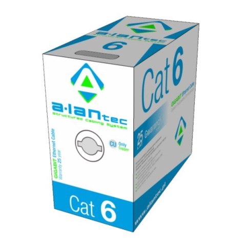 ALANTEC Kabel sieciowy U/UTP kat.6 PVC Eca 305m ALANTEC Kabel sieciowy U/UTP kat.6 PVC Eca 305m