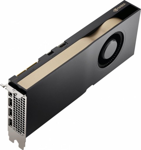 Karta graficzna Nvidia RTX A2000 6GB, GDDR6, 4x mini DisplayPort, 70W,PCI Gen4 x16, VR Ready Karta graficzna Nvidia RTX A2000 6GB, GDDR6, 4x mini DisplayPort, 70W,PCI Gen4 x16, VR Ready