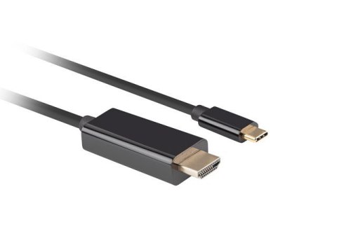 LANBERG KABEL USB-C(M)->HDMI(M) 1M 4K 60HZ CZARNY CA-CMHD-10CU-0010-BK LANBERG KABEL USB-C(M)->HDMI(M) 1M 4K 60HZ CZARNY CA-CMHD-10CU-0010-BK