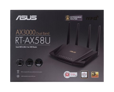 ASUS-RT-AX58U AX3000 dual-band Wi-Fi router