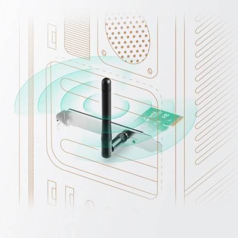 Karta sieciowa TP-LINK TL-WN781ND (PCI-E) Karta sieciowa TP-LINK TL-WN781ND (PCI-E)
