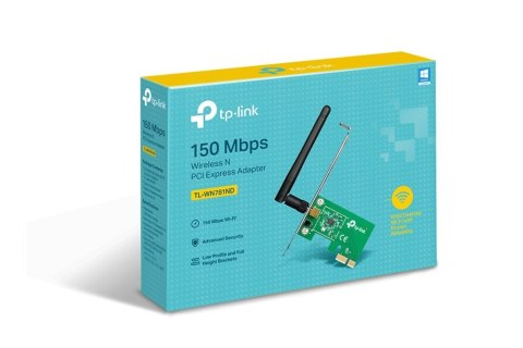 Karta sieciowa TP-LINK TL-WN781ND (PCI-E) Karta sieciowa TP-LINK TL-WN781ND (PCI-E)