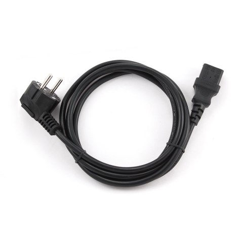 Kabel GEMBIRD PC-186-VDE (C13 / IEC C13 / IEC 320 C13 - Schuko ; 1,8m; kolor czarny) Kabel GEMBIRD PC-186-VDE (C13 / IEC C13 / IEC 320 C13 - Schuko ; 1,8m; kolor czarny)