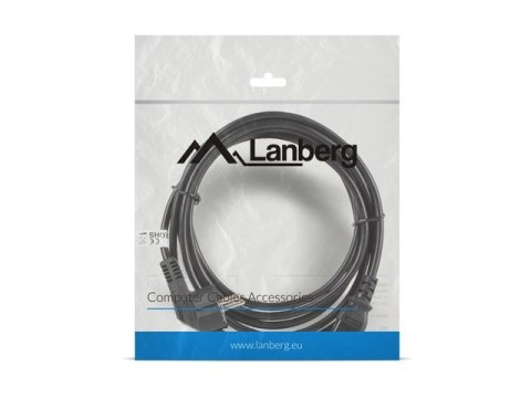 LANBERG KABEL ZASILAJĄCY VDE CEE 7/7 -> C13 3M LANBERG KABEL ZASILAJĄCY VDE CEE 7/7 -> C13 3M