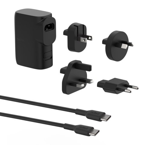 Ładowarka z Powerbankiem Belkin BoostCharge Hybrid Wall Charger 25W + Power Bank 5K + Travel Adapter Kit 1xUSB-A + 1xUSB-C PD3.0 Ładowarka z Powerbankiem Belkin BoostCharge Hybrid Wall Charger 25W + Power Bank 5K + Travel Adapter Kit 1xUSB-A + 1xUSB-C PD3.0