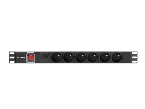 LANBERG LISTWA ZASILAJĄCA RACK PDU 19" (1U, 16A, 6X 230V PL, 2M, CZARNA) PDU-06E-0200-BK LANBERG LISTWA ZASILAJĄCA RACK PDU 19" (1U, 16A, 6X 230V PL, 2M, CZARNA) PDU-06E-0200-BK
