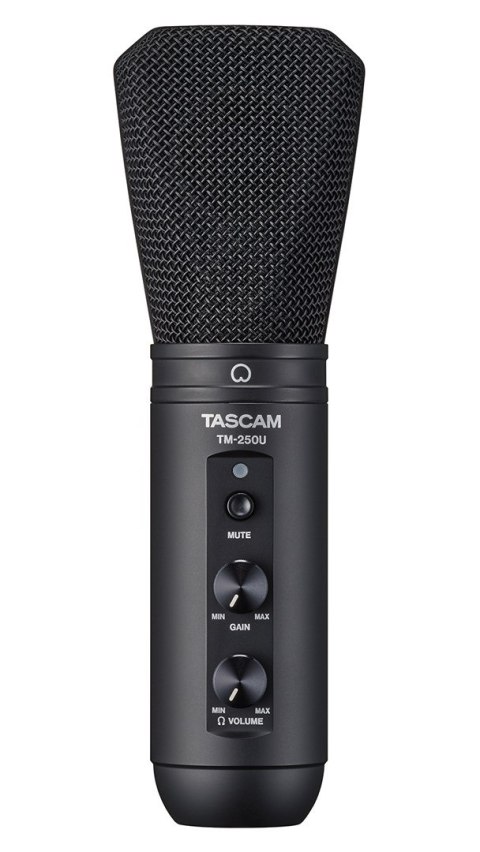 Tascam TM-250U - Mikrofon pojemnościowy do transmisji osobistych oraz komunikacji online Tascam TM-250U - Mikrofon pojemnościowy do transmisji osobistych oraz komunikacji online