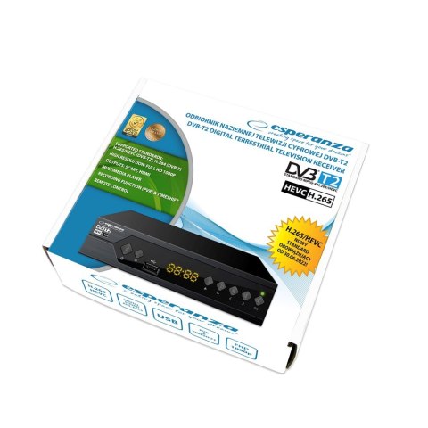 ESPERANZA TUNER DVB-T2 H.265/HEVC EV107R ESPERANZA TUNER DVB-T2 H.265/HEVC EV107R