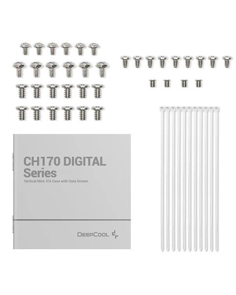 Obudowa DeepCool CH170 DIGITAL WH Obudowa DeepCool CH170 DIGITAL WH
