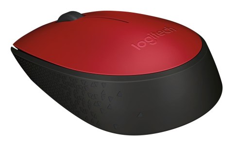 Mysz Logitech M171 910-004641 (optyczna; 1000 DPI; kolor czerwony)