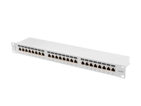 LANBERG PATCH PANEL 24 PORT 1U 19" KAT.6A FTP SZARY PPSA-1024-S LANBERG PATCH PANEL 24 PORT 1U 19" KAT.6A FTP SZARY PPSA-1024-S