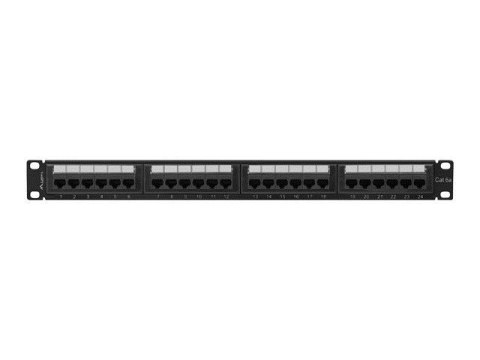 LANBERG PATCH PANEL 24 PORT 1U 19" KAT.6A UTP CZARNY PPUA-1024-B LANBERG PATCH PANEL 24 PORT 1U 19" KAT.6A UTP CZARNY PPUA-1024-B