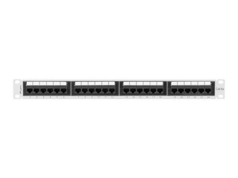 LANBERG PATCH PANEL 24 PORT 1U 19" KAT.6A UTP SZARY PPUA-1024-S LANBERG PATCH PANEL 24 PORT 1U 19" KAT.6A UTP SZARY PPUA-1024-S