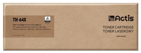 ACTIS TH-64X Toner (zamiennik HP 64X CC364X; Standard; 24000 stron; czarny) ACTIS TH-64X Toner (zamiennik HP 64X CC364X; Standard; 24000 stron; czarny)