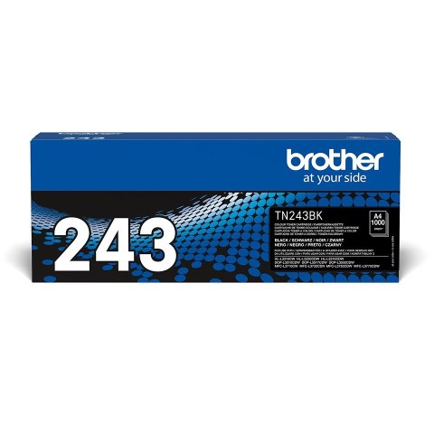 Toner Brother czarny TN243BK=TN-243BK, 1000 str. Toner Brother czarny TN243BK=TN-243BK, 1000 str.
