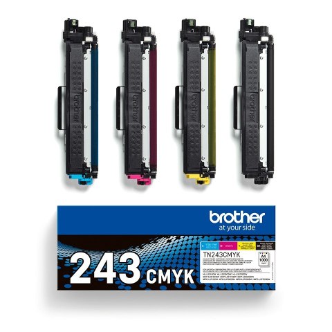 Toner Brother zestaw TN243CMYK=TN-243CMYK, 1000 str. Toner Brother zestaw TN243CMYK=TN-243CMYK, 1000 str.