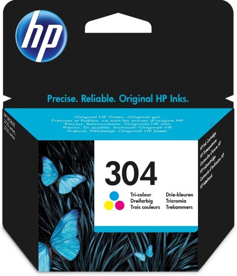 Tusz HP kolor HP 304, HP304=N9K05AE, 100 str. Tusz HP kolor HP 304, HP304=N9K05AE, 100 str.