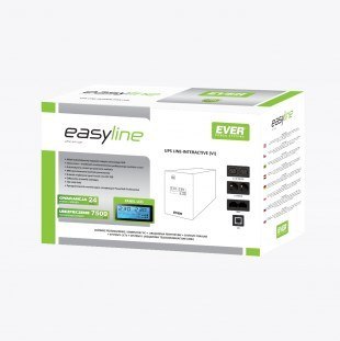 Zasilacz UPS EVER EASYLINE (1200VA) (T/EASYTO-001K20/00) Zasilacz UPS EVER EASYLINE (1200VA) (T/EASYTO-001K20/00)