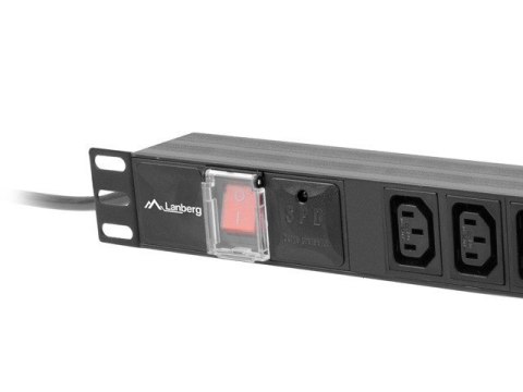 Listwa zasilająca Lanberg PDU-10I-0200-IEC-BK (10 gniazd w standardzie IEC320; 10 A; 2m; kolor czarny) Listwa zasilająca Lanberg PDU-10I-0200-IEC-BK (10 gniazd w standardzie IEC320; 10 A; 2m; kolor czarny)