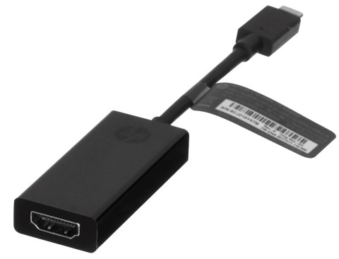 Przejściówka HP USB-C to HDMI 2.0 Adapter czarna 2PC54AA Przejściówka HP USB-C to HDMI 2.0 Adapter czarna 2PC54AA