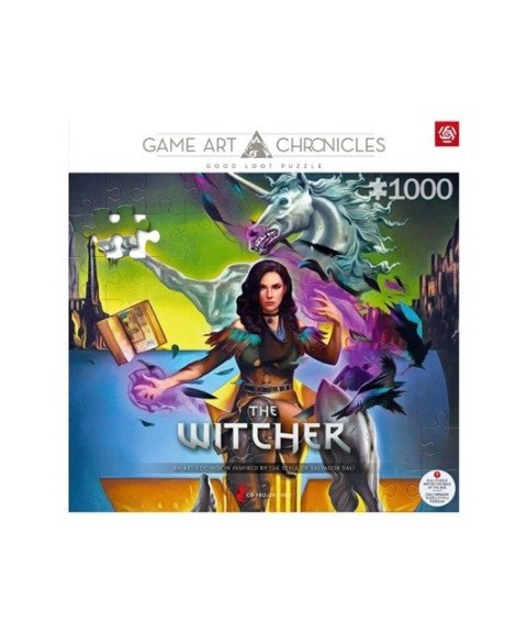 Puzzle Good Loot Gaming 1000 Game Art Chronicles The Witcher Yennefer & Salvador Dali Puzzle Good Loot Gaming 1000 Game Art Chronicles The Witcher Yennefer & Salvador Dali