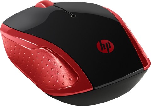 Mysz HP Wireless Mouse 200 Empress Red bezprzewodowa czerwono-czarna 2HU82AA Mysz HP Wireless Mouse 200 Empress Red bezprzewodowa czerwono-czarna 2HU82AA