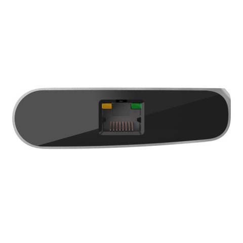BELKIN HUB USB-C 8W1, 10 GBPS, 2X HDMI 4K SZARY