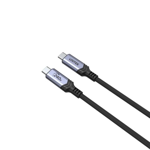 UNITEK KABEL USB-C 3.1 DO ŁADOWANIA, PD 240W, 2M UNITEK KABEL USB-C 3.1 DO ŁADOWANIA, PD 240W, 2M
