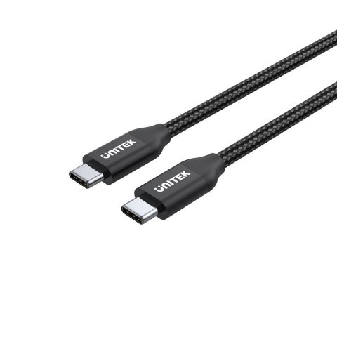 UNITEK KABEL USB-C - USB-C, PD 100W, C14059BK UNITEK KABEL USB-C - USB-C, PD 100W, C14059BK