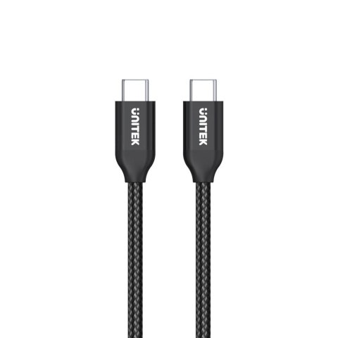 UNITEK KABEL USB-C - USB-C, PD 100W, C14059BK UNITEK KABEL USB-C - USB-C, PD 100W, C14059BK