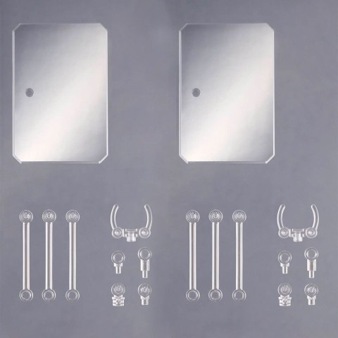 ACTION BASE 6 CLEAR COLOR [MIRROR STICKERS SET]