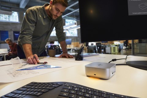 HP Klawiatura ergonomiczna bezprzewodowa + numeryczna 965 7E756AA czarna