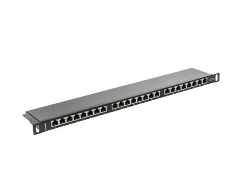 Patch panel Lanberg PPS5-0024-B (0.5U; kat. 5e; 24xRJ-45) Patch panel Lanberg PPS5-0024-B (0.5U; kat. 5e; 24xRJ-45)