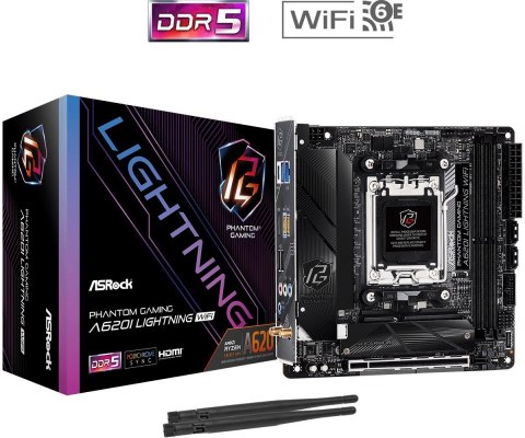 Płyta główna Asrock A620I LIGHTNING WIFI Płyta główna Asrock A620I LIGHTNING WIFI