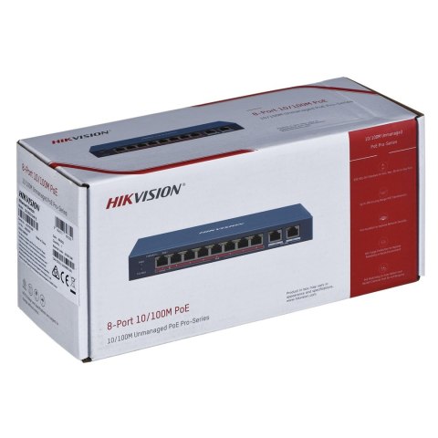 SWITCH POE HIKVISION DS-3E0310HP-E 10-PORTOWY SWITCH POE HIKVISION DS-3E0310HP-E 10-PORTOWY
