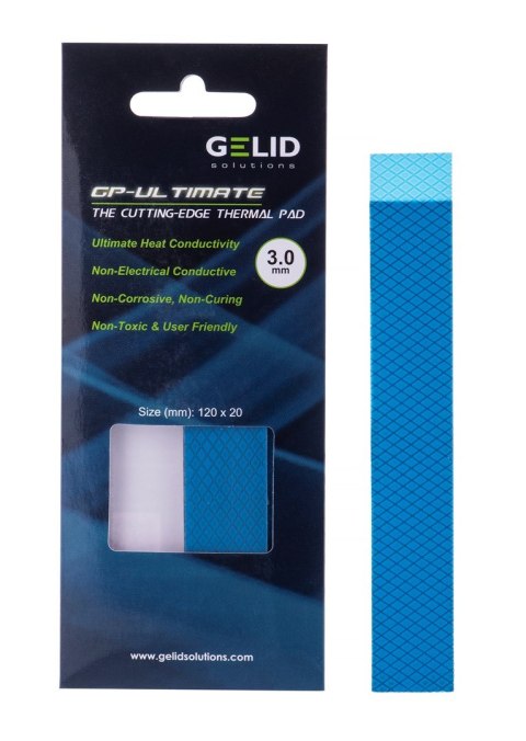 Termopady Gelid Ultimate 120x20x3.0mm TP-GP04-R-E Termopady Gelid Ultimate 120x20x3.0mm TP-GP04-R-E