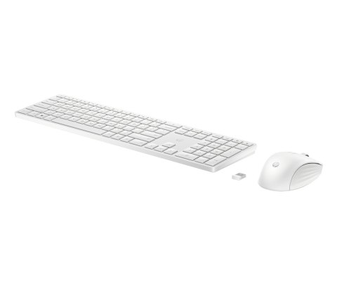 Zestaw bezprzewodowy klawiatura + mysz HP 655 White 860P8AA Zestaw bezprzewodowy klawiatura + mysz HP 655 White 860P8AA