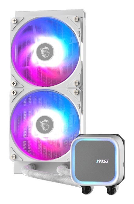 Chłodzenie wodne MSI MAG CoreLiquid A13 240 WHITE Chłodzenie wodne MSI MAG CoreLiquid A13 240 WHITE