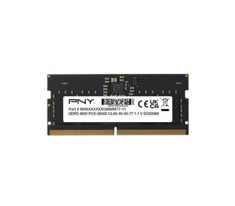 Pamięć PNY Performance 4800MHz DDR5 1x 16GB Noteb. Pamięć PNY Performance 4800MHz DDR5 1x 16GB Noteb.