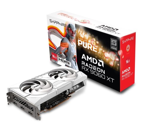 Karta graf. SAPPHIRE PURE RX 9060 XT GAMING OC 16GB Karta graf. SAPPHIRE PURE RX 9060 XT GAMING OC 16GB