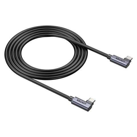UNITEK KABEL USB-C KĄTOWY 90°/90° PD 100W M/M 0,5M UNITEK KABEL USB-C KĄTOWY 90°/90° PD 100W M/M 0,5M